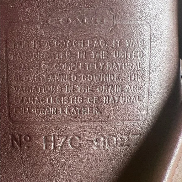 Vintage Coach Mahogany Mini Ergo Leather Handbag - Picture 10 of 10